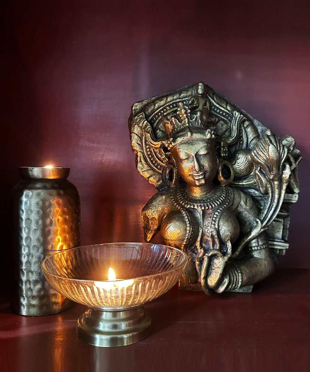 Antique Gold Tara Sculpture