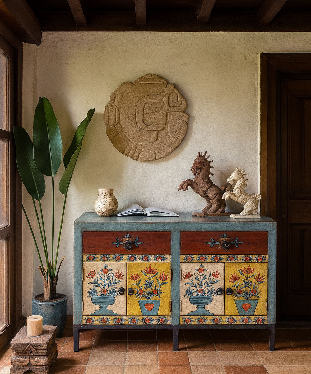 Wall Relief Sand Ganesha