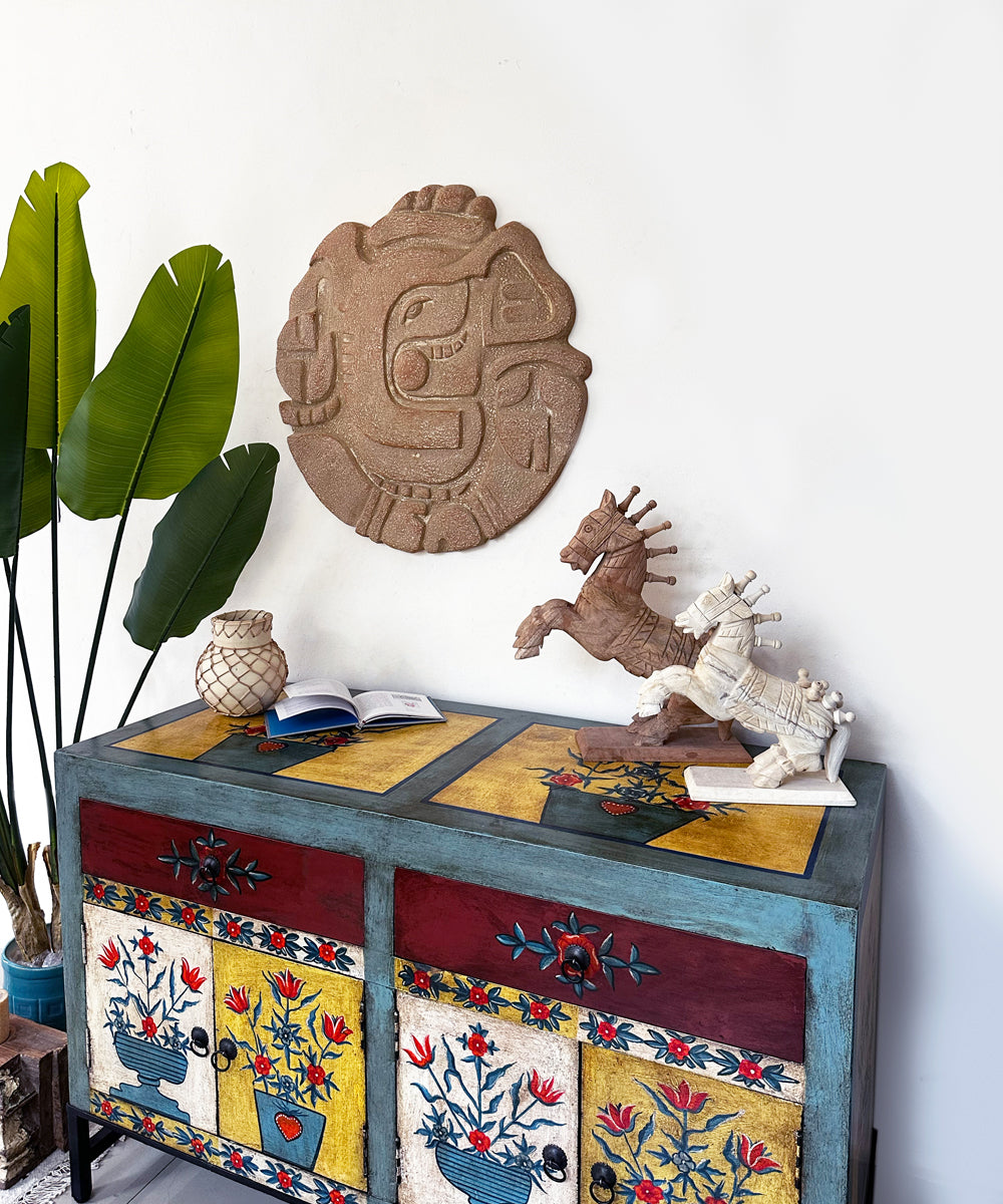 Wall Relief Sand Ganesha