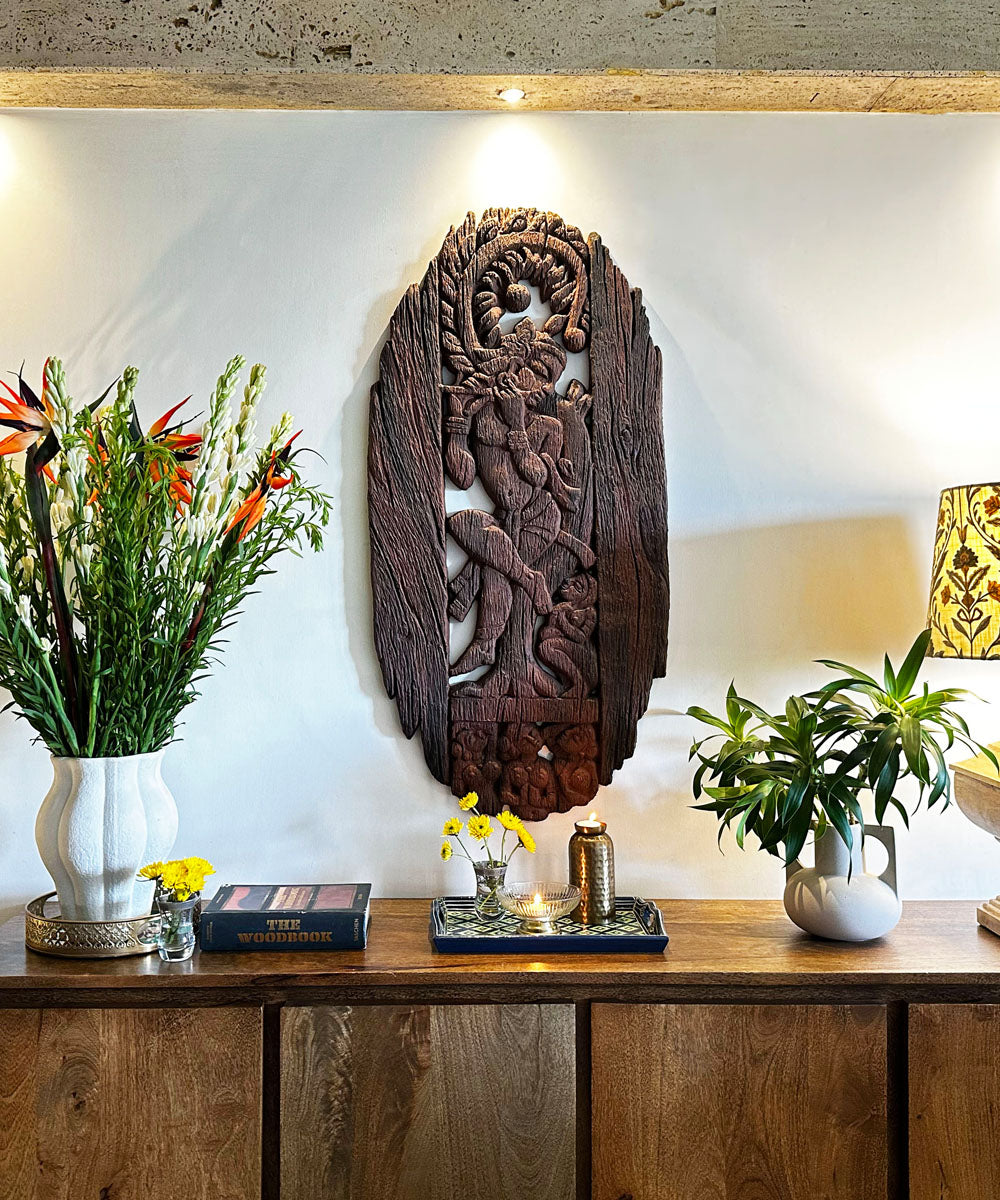 Krishna Flute Wall Sculpture