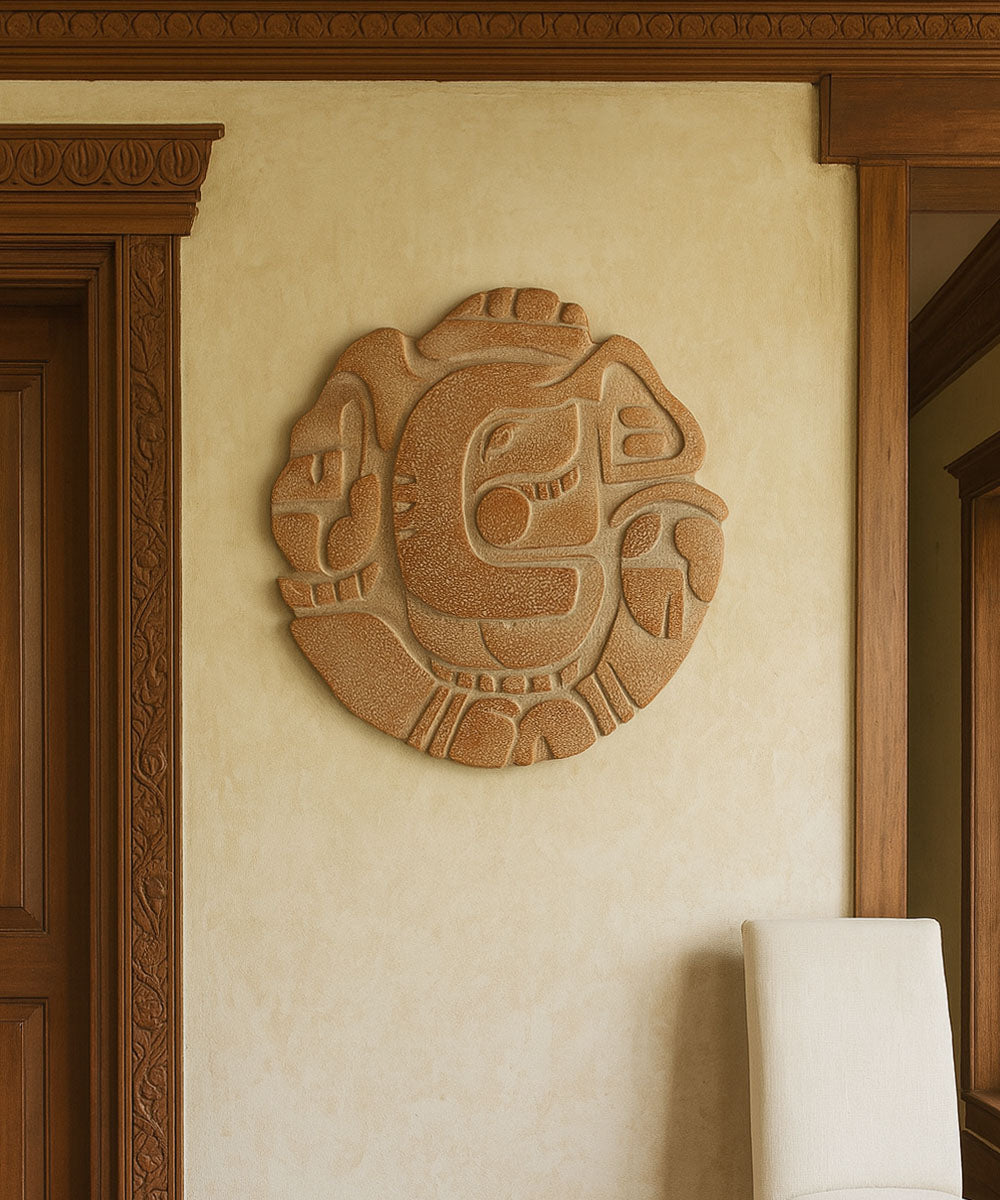 Wall Relief Sand Ganesha