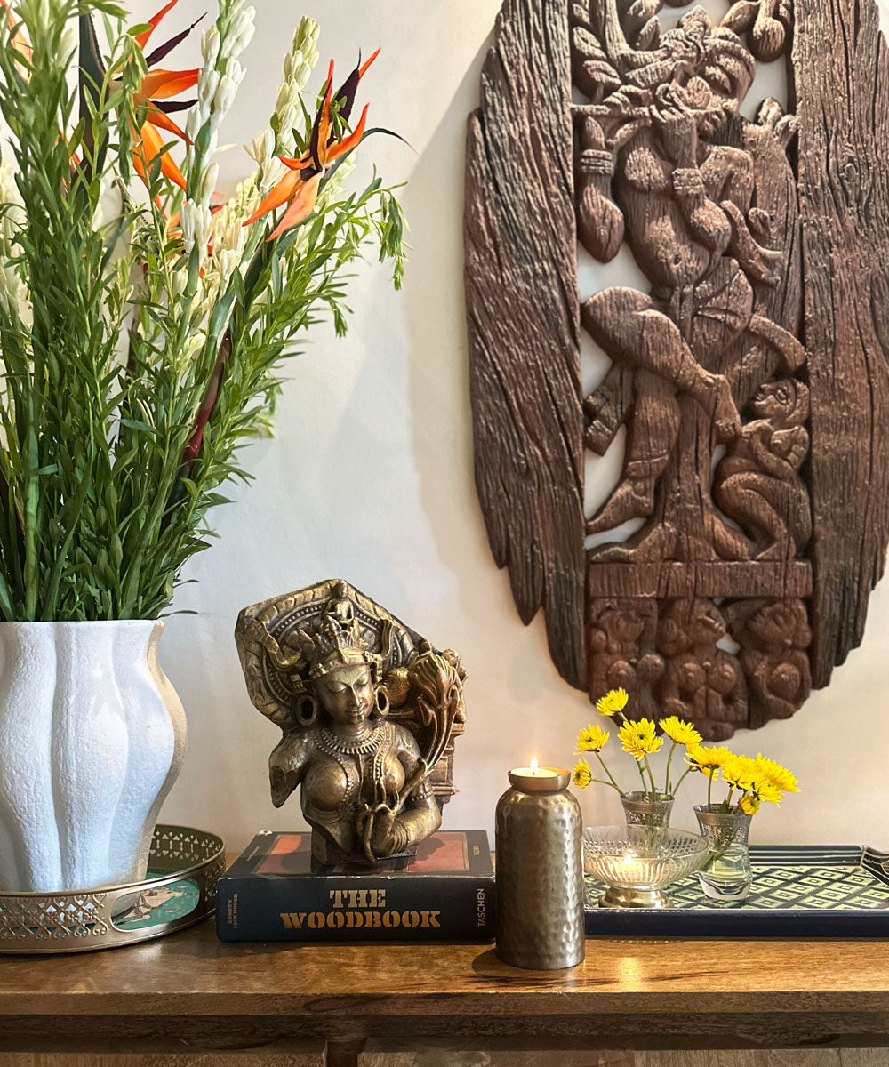 Antique Gold Tara Sculpture